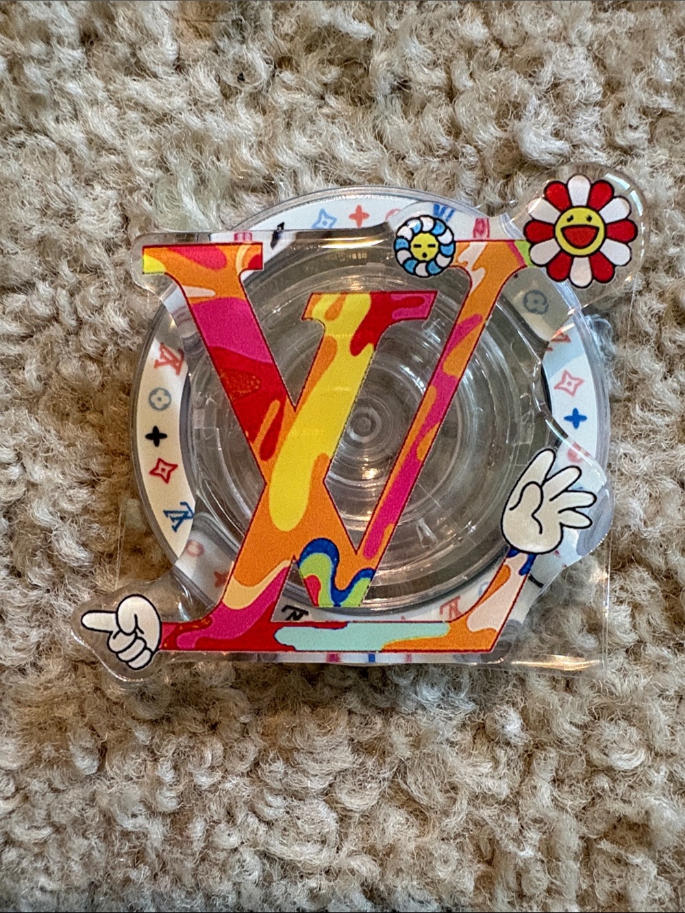 Colorful Multicolor Pop Socket- Designer-Inspired - Picture 3 of 5